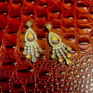 Silver tone earrings